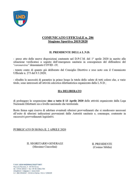 Coronavirus: ci dobbiamo fermare